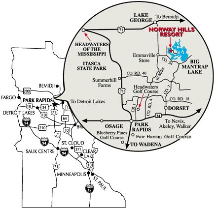 Itasca State Park Map – Map Of The Usa With State Names