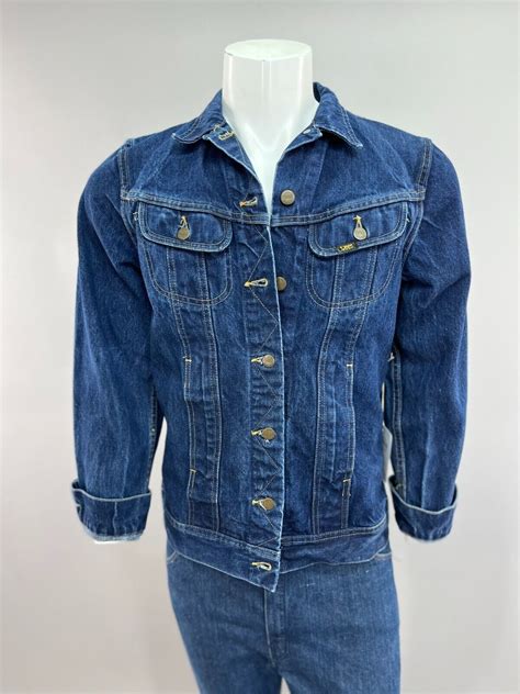 Original 1970s Vintage Lee Riders Sanforized Denim Tr Gem