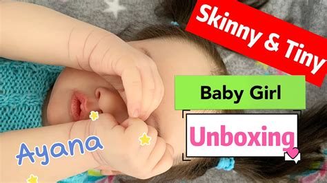 Skinny Reborn Baby Girl Unboxing Super Cute Ayana By Gudrun