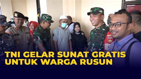 Tni Gelar Sunat Gratis Di Semarang Anak Rusun Kudu Jadi Peserta