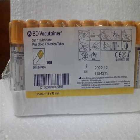 Sodium Heparin Bd Vacutainer Plus Blood Collection Tubes For Clinical