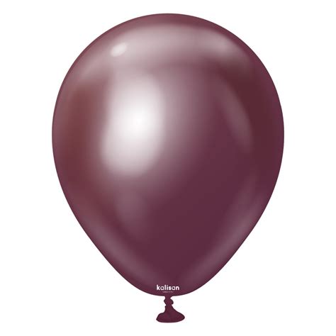 Balony Lateksowe Mirror Burgundy Cm Szt Flowballoons