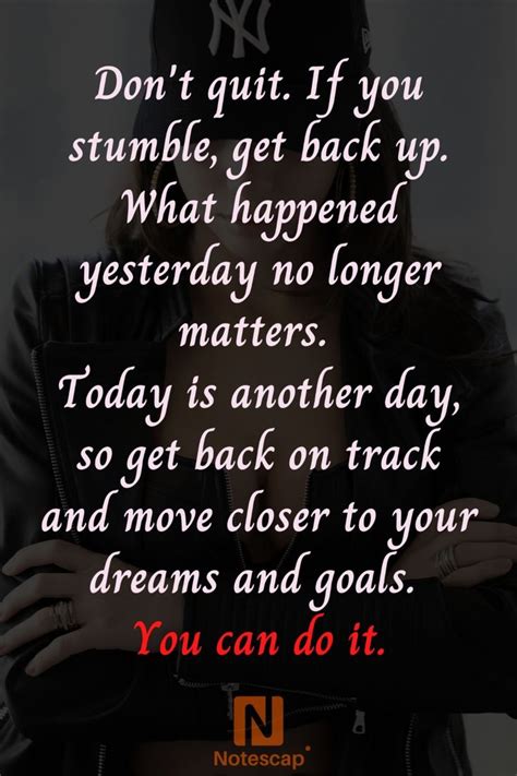 Motivational Quote | Yesterday quotes, Positive self affirmations ...