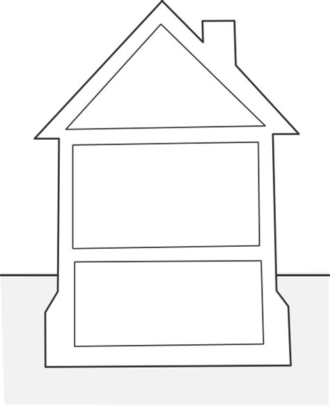 House Outline Clip Art At Vector Clip Art Online Royalty