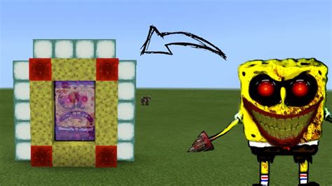 CARA MEMBUAT PORTAL SPONGEBOB EXE MINECRAFT YouTube