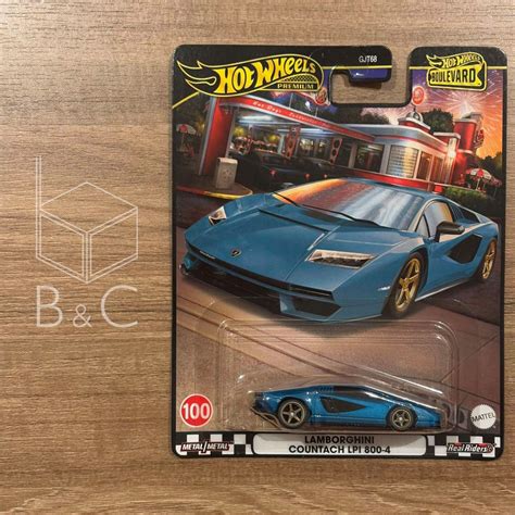 Hotwheels Hw Hot Wheels Premium Lamborghini Countach Lpi Hot Wheels Boulevard Shopee