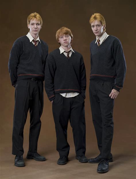 Portrait of Fred, Ron and George Weasley — Harry Potter Fan Zone