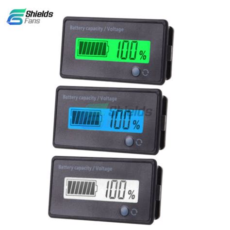 12V 24V 36V 48V LCD Acid Lead Lithium Battery Capacity Indicator