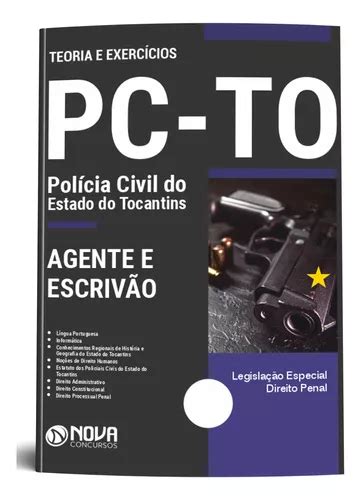 Apostila Pc To Agente E Escriv O Da Pol Cia Civil De Tocantins