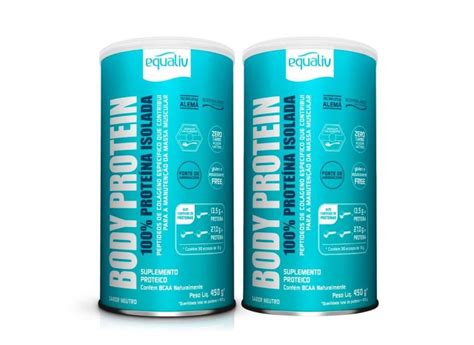 Suplemento Em P Equaliv Body Protein Prote Na Sabor Neutro G Kit