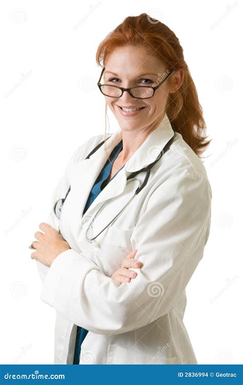 Red Hair Lady Doctor Stock Images Image 2836994