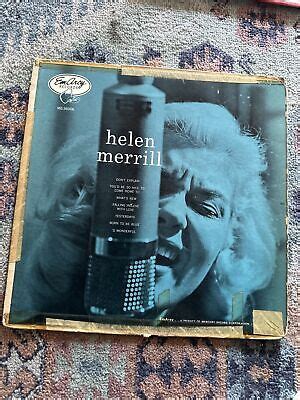 HELEN MERRILL S T 1957 LP G Vinyl Record Jazz EmArcy USA Vocal MG 36006