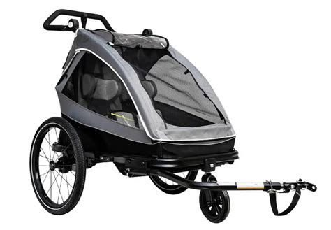 childs bike trailer   options  easy towing