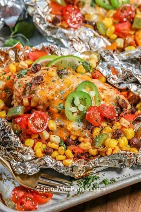 Ridiculously Delicious Chicken Foil Packets