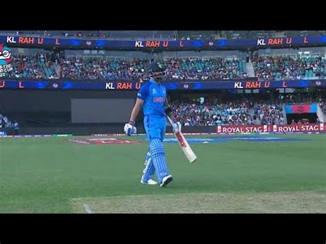 Virat Kohli Batting Inter Ground Fans Says Virat Virat Fans Celebrate