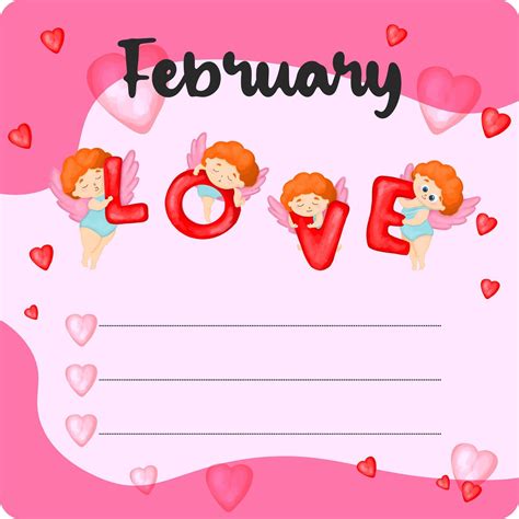 February monthly planner, weekly planner, habit tracker template and ...