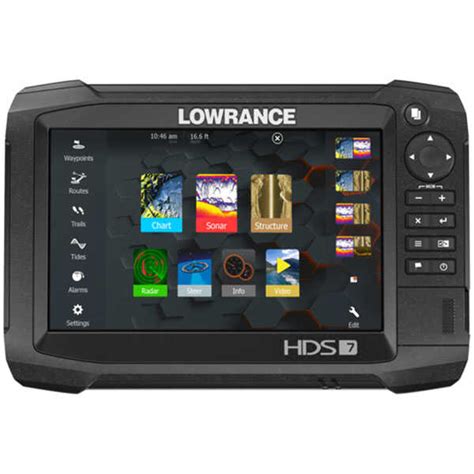 Lowrance HDS 7 Carbon Multifunktionsdisplay Mit Total Scan Geber 22032