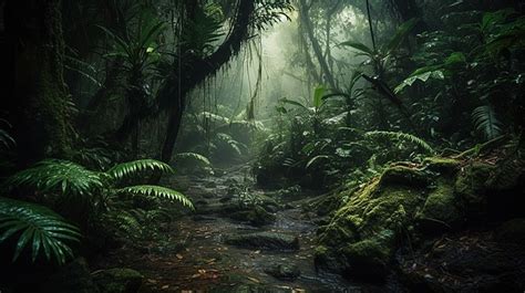 Jungle Forest Environment Natural Ecology Background, Forest, Natural ...