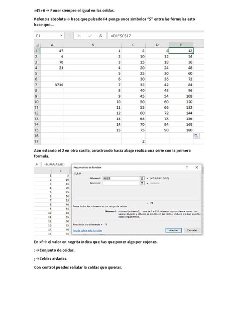 Teoria Excel Pdf