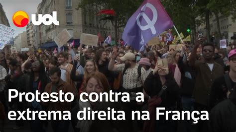 Protesto Na Fran A Milhares De Pessoas Saem S Ruas Contra A Extrema