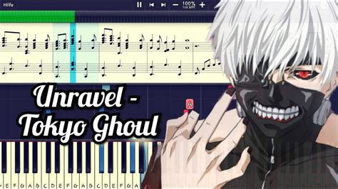 Unravel Tokyo Ghoul Piano Tutorial Youtube