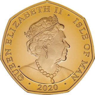 50 Pence Elizabeth II VE Day V Gold Proof Isle Of Man Numista