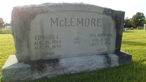 Edward C Mclemore Find A Grave Memorial