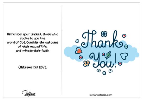 Pastor Appreciation Cards Free Printable Pastor Appreciation Cards