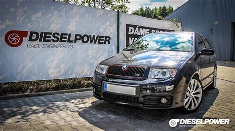 ŠKODA Fabia RS TDI 185PS acceleration 0 180km h by DIESELPOWER dp