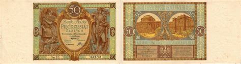 Banknote Polen 50 Zlotych 1929 EF MA Shops