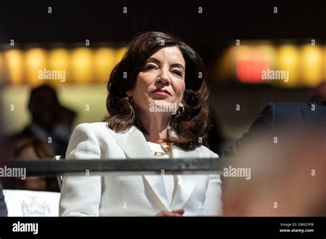 Governor Kathy Hochul watches Inauguration ceremony for New York ...