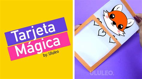 Diy Tarjeta M Gica Que Cambia De Color Youtube