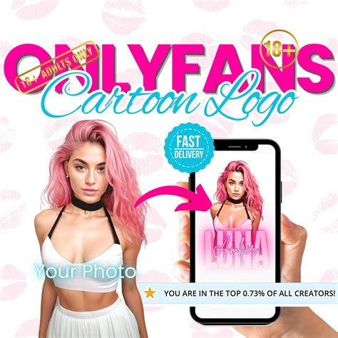 Onlyfans Cartoon Logo, Onlyfans Logo Custom, Onlyfans Marketing, Media