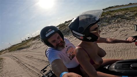 Em Canoa Quebrada no meio das praias e dunas do Ceará a Carona do Ted Ma Santos XVIDEOS
