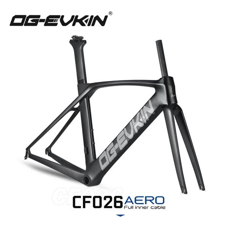 Og Evkin Cf Aero Carbon Road Frame Internal Cable Routing Bicycle