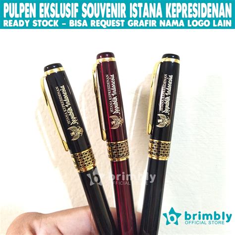 Jual Brimbly Custom Grafir Pulpen Ekslusif Grafir Logo Istana