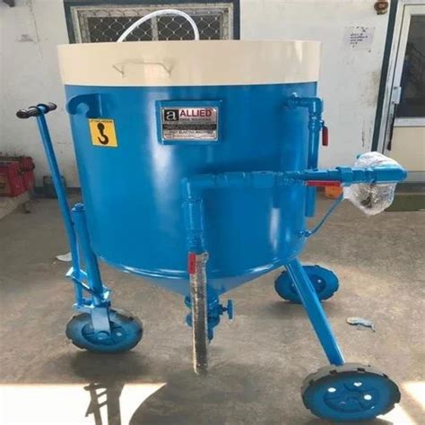 Portable Sandblasting Machine 500 Kg 5 Hp Manufacturer Seller In