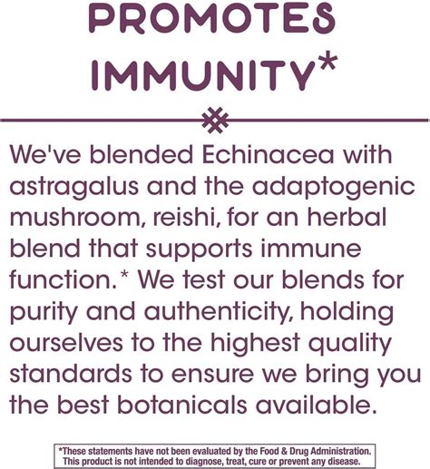 Nature's Way Echinacea Astragalus Reishi Immune Support 100 Capsules