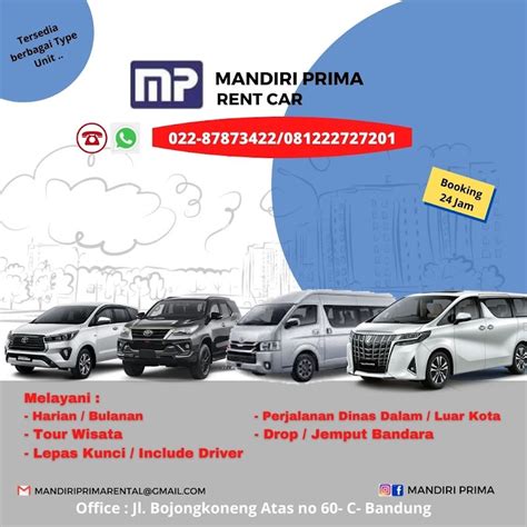 Rental Mobil Terbaik Di Bandung Harga Terjangkau