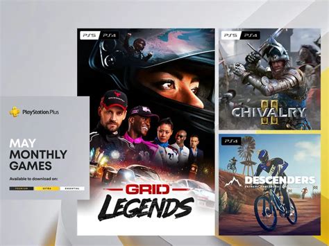 Playstation Plus Monthly Games For May Include Grid Legends Chivalry