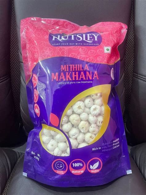 Nutsley Branded Mithila Makhana 250gm Pouch At Best Price In Purnea