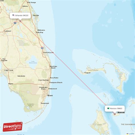 Direct Flights From Nassau To Orlando Nas To Mco Non Stop