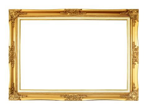page  gold frame png pngs