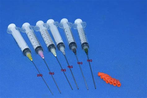 10ml 10cc Syringe Luer Lock Up And 14g 16G 18g 19g 20g Blunt Tip Needle