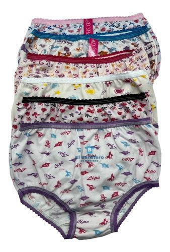 Pzs Panties Calzones Bikini Pantaleta Juvenil Alg Carmen Meses Sin Intereses