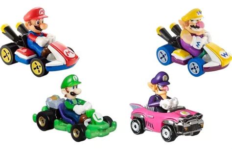 Hot Wheels Mario Kart Vehicle Pack Conjunto De Personaj MercadoLibre