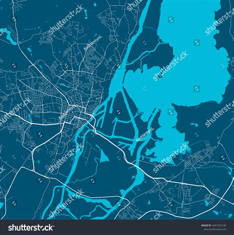 Detailed Map Szczecin City Administrative Area Stock Vector (Royalty Free) 1841015146 | Shutterstock