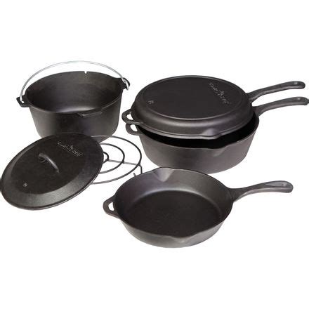 Camp Chef 6-Piece Cast Iron Set - Hike & Camp