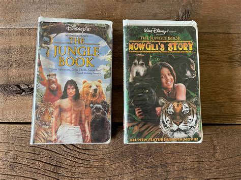 The Jungle Book or Mowgli's Story VHS Movies // Live Action - Etsy