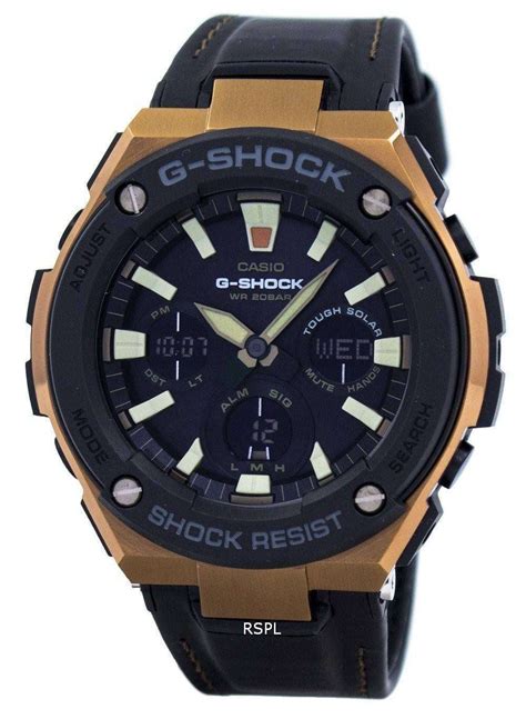 Casio G Shock Tough Solar Shock Resistant 200M GST S120L 1A Men S Watch